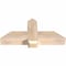 Ekena Millwork Eugene Smooth Timber Gable Bracket, Douglas Fir, 36"W x 16"H x 5 1/2"D x 5 1/2"F, 11/12 Pitch GBW036X16X0606EUG00SDF - alternate 5